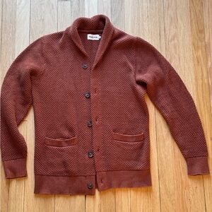 Taylor Stitch Rust Cardigan